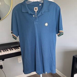 Pretty Green men’s tipped sleeve polo shirt